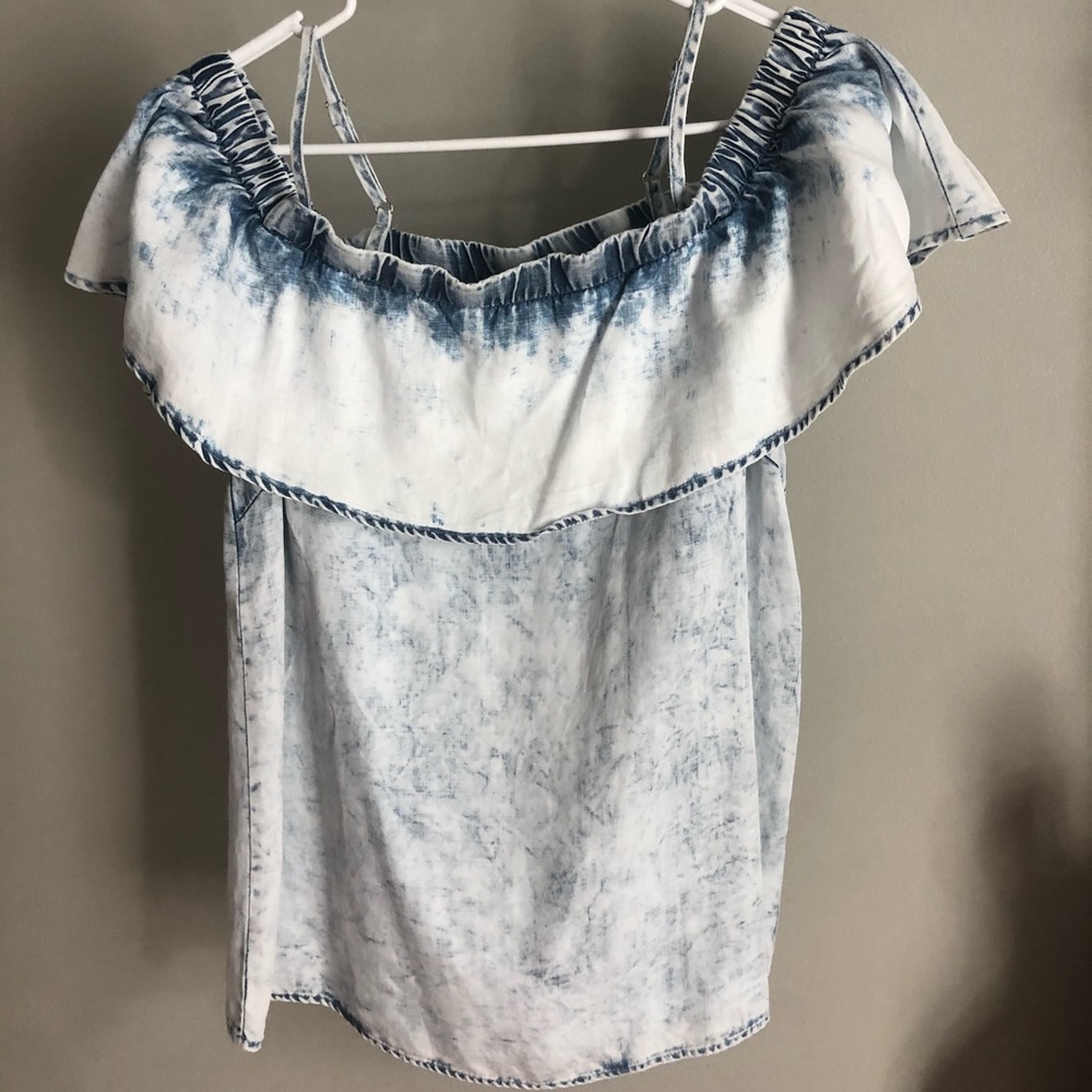 Off the shoulder tank